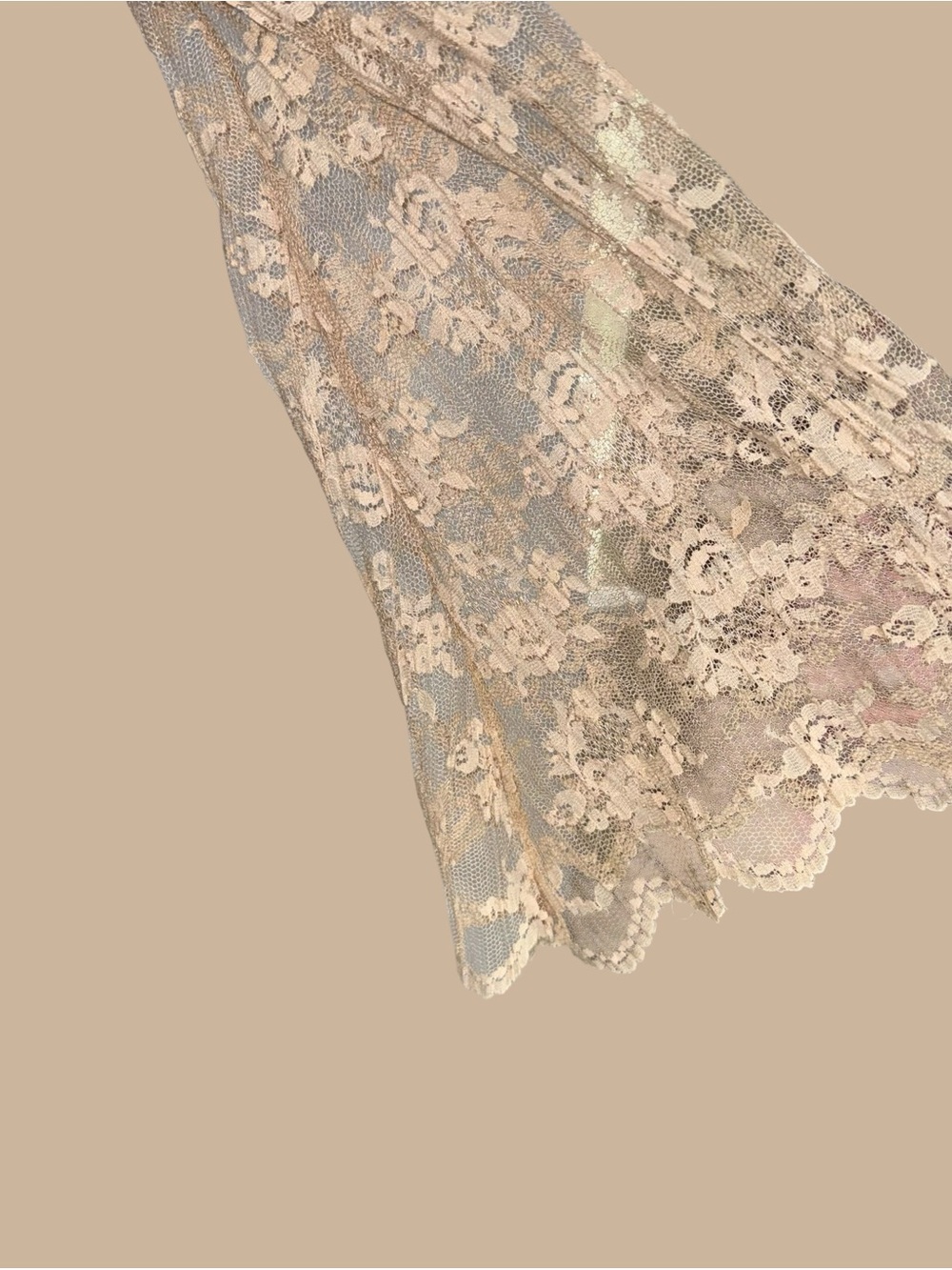 Arden B sheer floral lace flyaway top - Picture 7 of 16